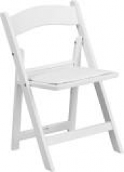 White Child Padded Chair